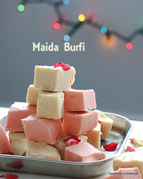Maida Burfi | Halkova | Diwali Sweets