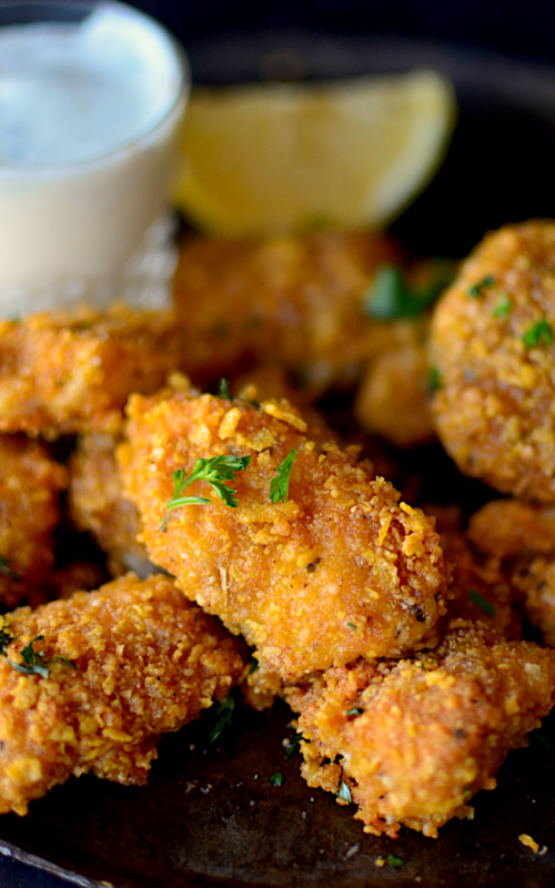 The Best Oven Fried Chicken Nuggets {Plus a BIG announcement!}