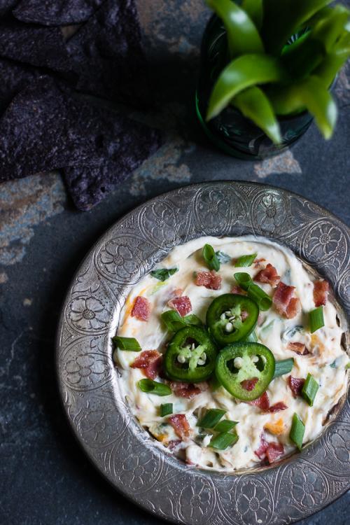 Warm Cheese and Bacon Dip