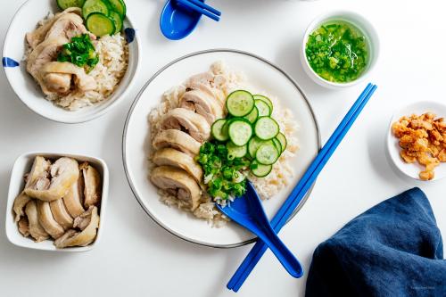 Hainanese Chicken Rice: The Best Easy One Pot Chicken and Rice Recipe