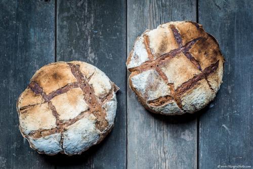 Multigrain durum sourdough bread
