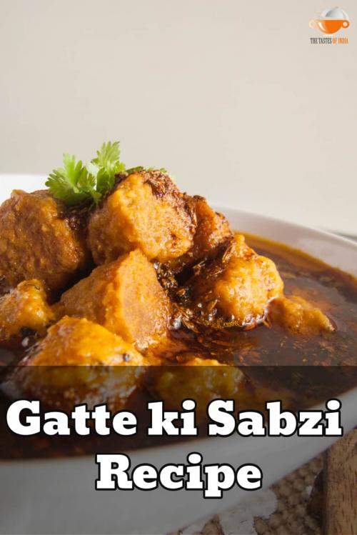 Besan ke Gatte ki Sabzi Recipe 