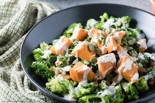 Kale Quinoa Harvest Bowl with Ranch