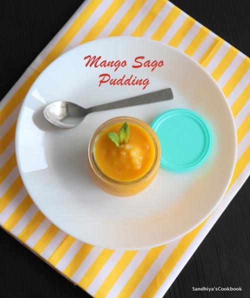Mango Tapioca Pudding | Sago Pudding | Pudding recipe