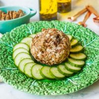 Bacon Herb Goat Cheese Ball (low carb)